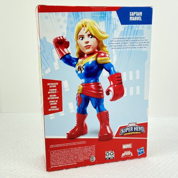 Hasbro Playskool Mega Mighties Marvel Super Hero Adventures Captain Marvel New - Picture 6 of 12